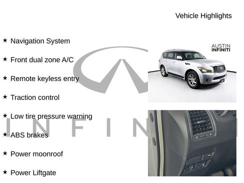 Used 2012 INFINITI QX56 2WD w/ Theater Pkg image 5