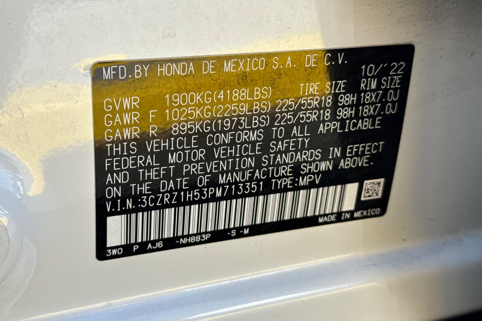Used 2023 Honda HR-V Sport image 25