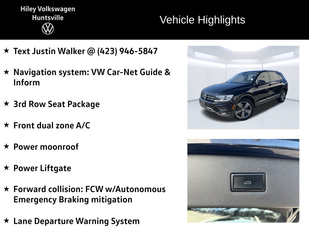 Used 2020 Volkswagen Tiguan SEL w/ 3rd Row Seat Package AWD/4WD image 6