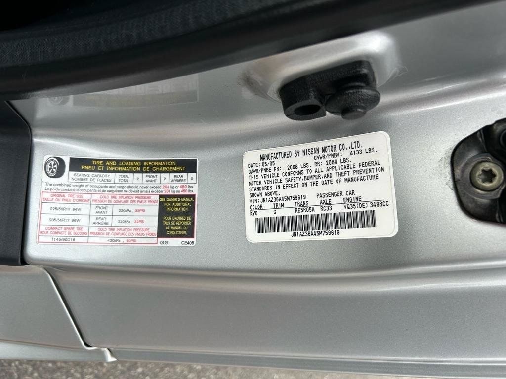 Used 2005 Nissan 350Z Touring RWD image 24