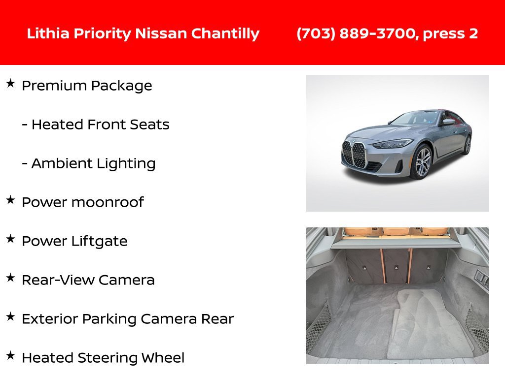 Used 2023 BMW 430i Gran Coupe xDrive w/ Premium Package AWD/4WD image 18