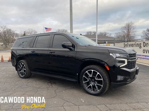 Used 2021 Chevrolet Suburban RST w/ Rear Media and Nav Package image 1