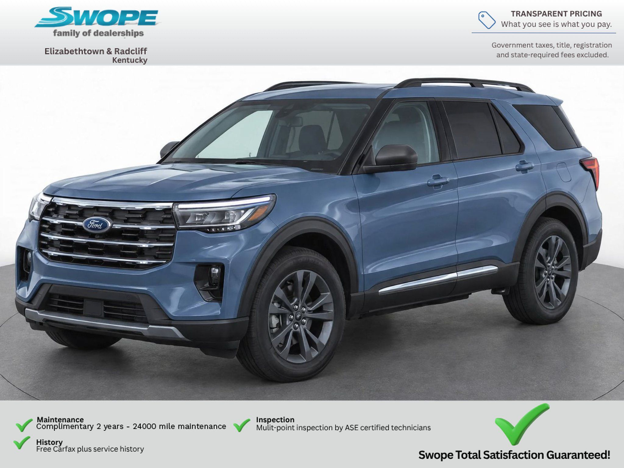 Used 2025 Ford Explorer Active w/ Active Comfort Package AWD/4WD image 1