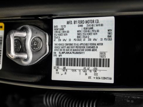 Used 2024 Lincoln Nautilus Reserve w/ Equipment Group 202A image 45