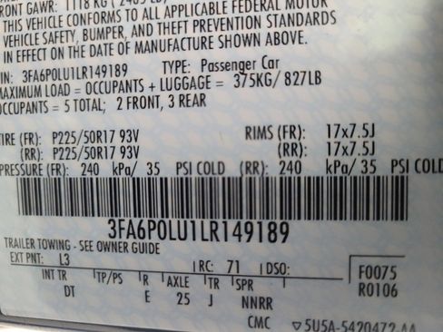 Used 2020 Ford Fusion SE image 33