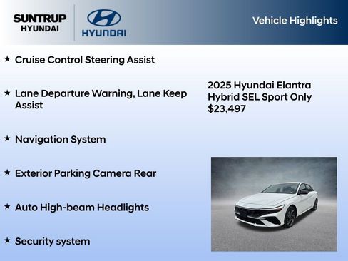 Certified 2025 Hyundai Elantra SEL image 8
