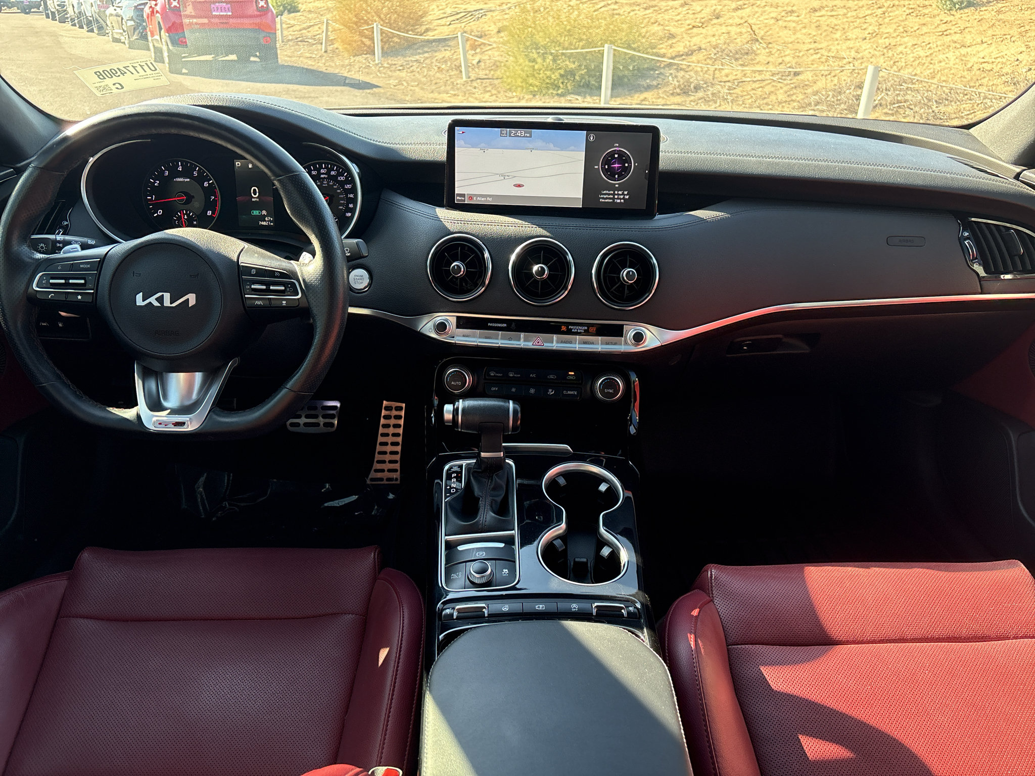 Used 2022 Kia Stinger GT-Line w/ Sun & Sound Package AWD/4WD image 19