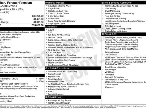 Used 2024 Subaru Forester Premium AWD/4WD image 27