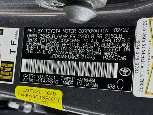 Used 2022 Toyota Prius Limited w/ Premium Convenience Package image 12