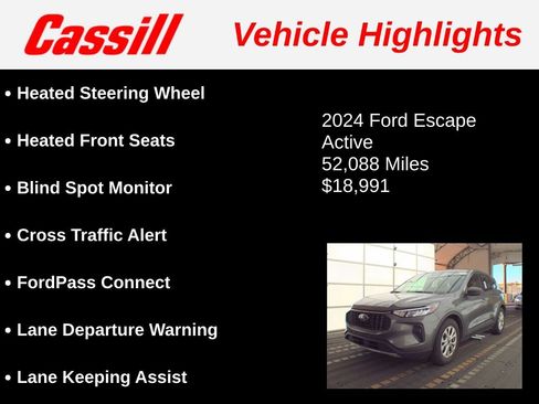 Used 2024 Ford Escape Active w/ Cold Weather Package image 3