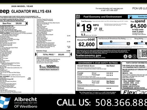 New 2026 Jeep Gladiator Willys image 32
