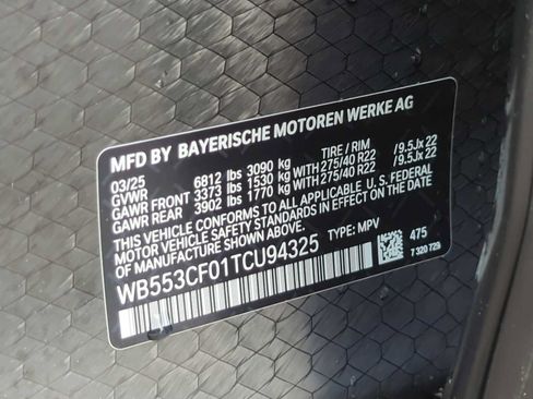 Used 2026 BMW iX xDrive60 w/ M Sport Package AWD/4WD image 36