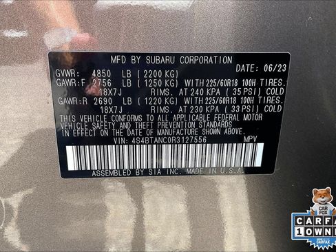 Certified 2024 Subaru Outback Limited AWD/4WD image 32