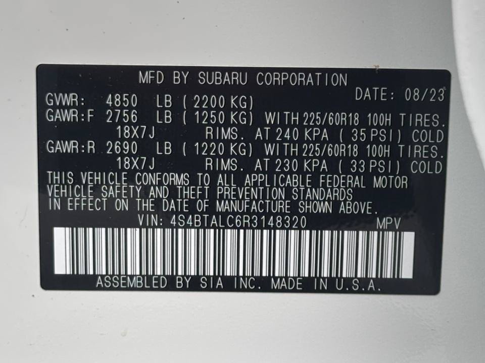 Used 2024 Subaru Outback Onyx Edition AWD/4WD image 39
