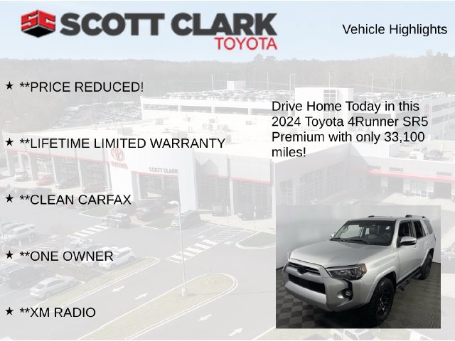 Used 2024 Toyota 4Runner SR5 Premium w/ Moonroof Package AWD/4WD image 12
