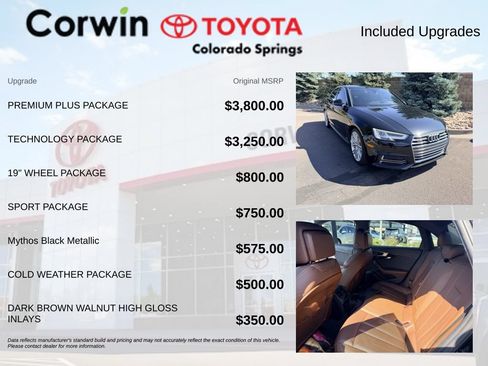 Used 2017 Audi A4 2.0T Premium Plus w/ Premium Plus Package AWD/4WD image 8
