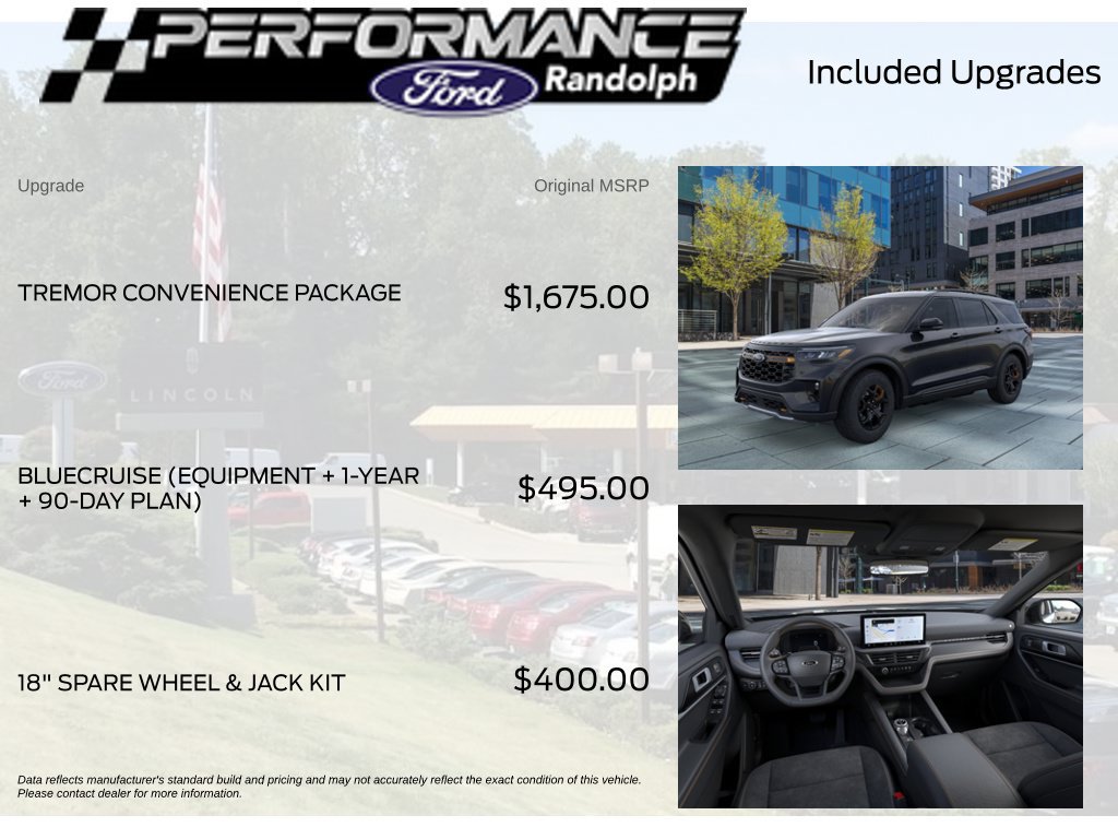 New 2026 Ford Explorer Tremor w/ Tremor Convenience Package AWD/4WD image 4