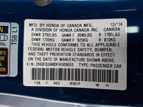 Used 2015 Honda Civic EX image 27