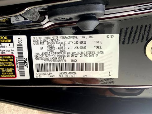 Used 2025 Toyota Tundra 1794 Edition AWD/4WD image 21