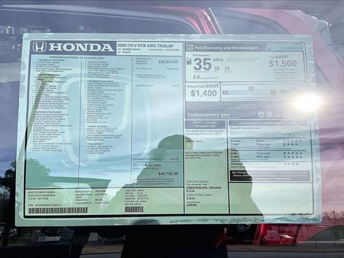 New 2026 Honda CR-V TrailSport image 22