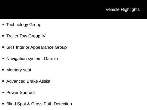 Used 2018 Dodge Durango SRT w/ SRT Interior Appearance Group image 5