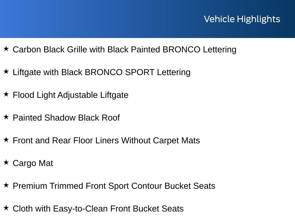 New 2026 Ford Bronco Sport Big Bend w/ Convenience Package AWD/4WD image 8