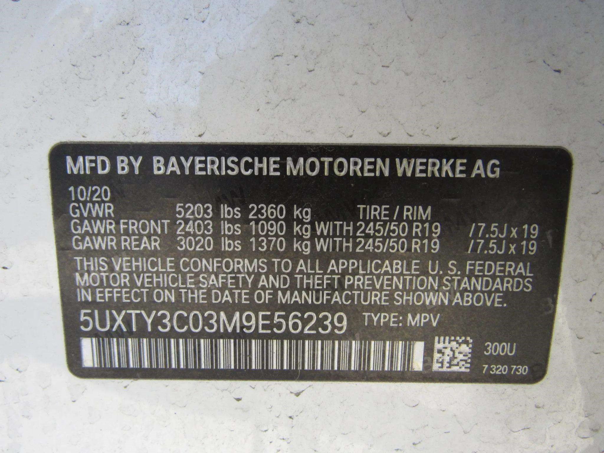 Used 2021 BMW X3 sDrive30i w/ Convenience Package RWD image 6