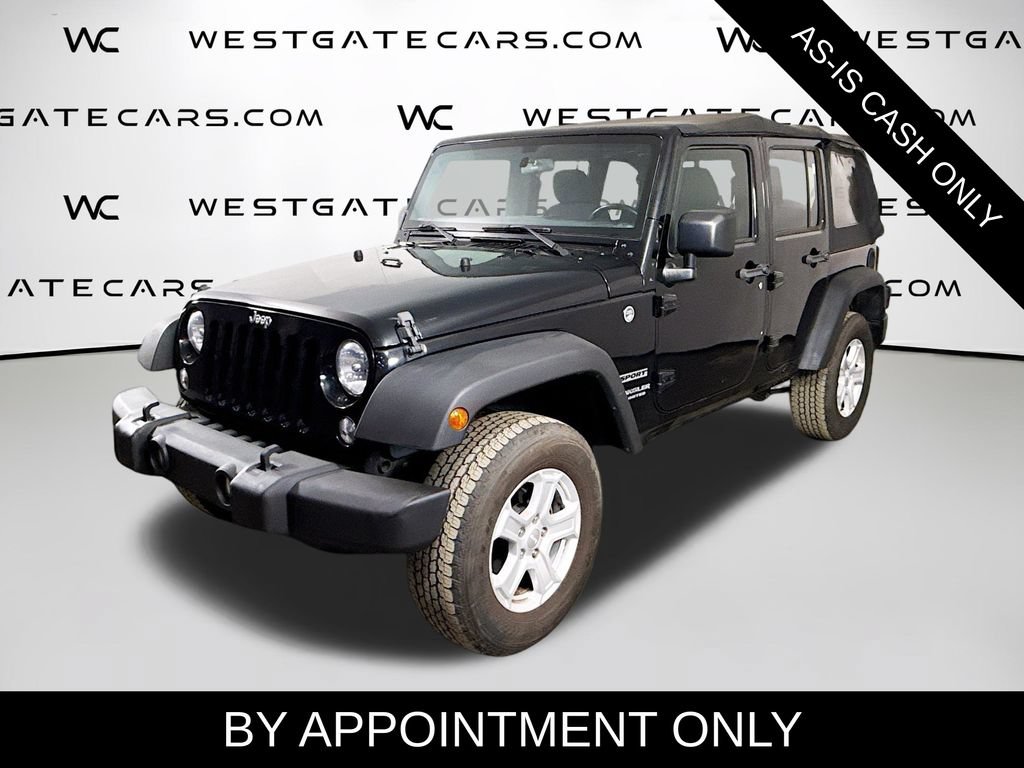 Used 2017 Jeep Wrangler Unlimited Sport w/ Connectivity Group AWD/4WD image 1