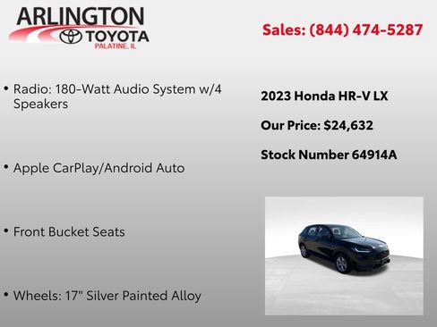 Used 2023 Honda HR-V LX image 3
