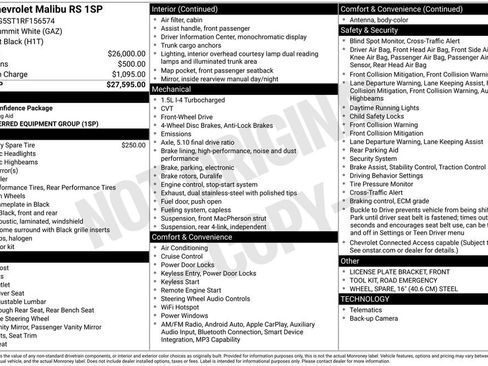 Used 2024 Chevrolet Malibu RS image 2