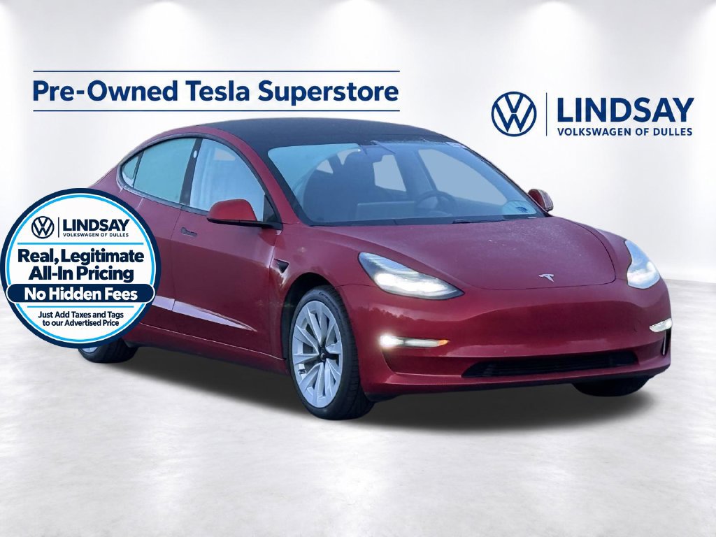 Used 2021 Tesla Model 3 Long Range AWD/4WD image 1