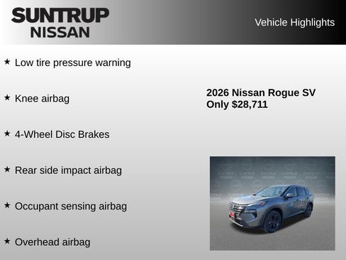 Used 2026 Nissan Rogue SV AWD/4WD image 16