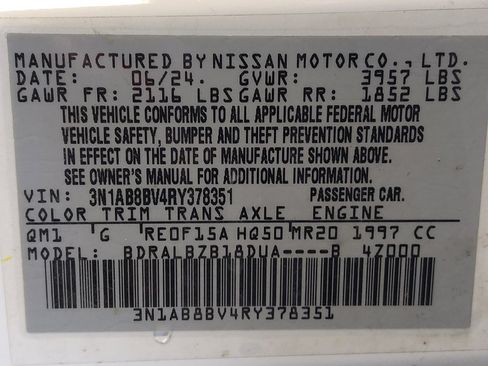 Used 2024 Nissan Sentra S FWD image 33