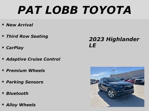 Certified 2023 Toyota Highlander LE image 21