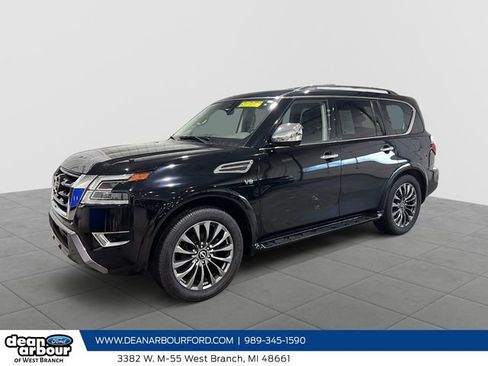 Used 2022 Nissan Armada Platinum w/ Captain's Chairs Package AWD/4WD image 1