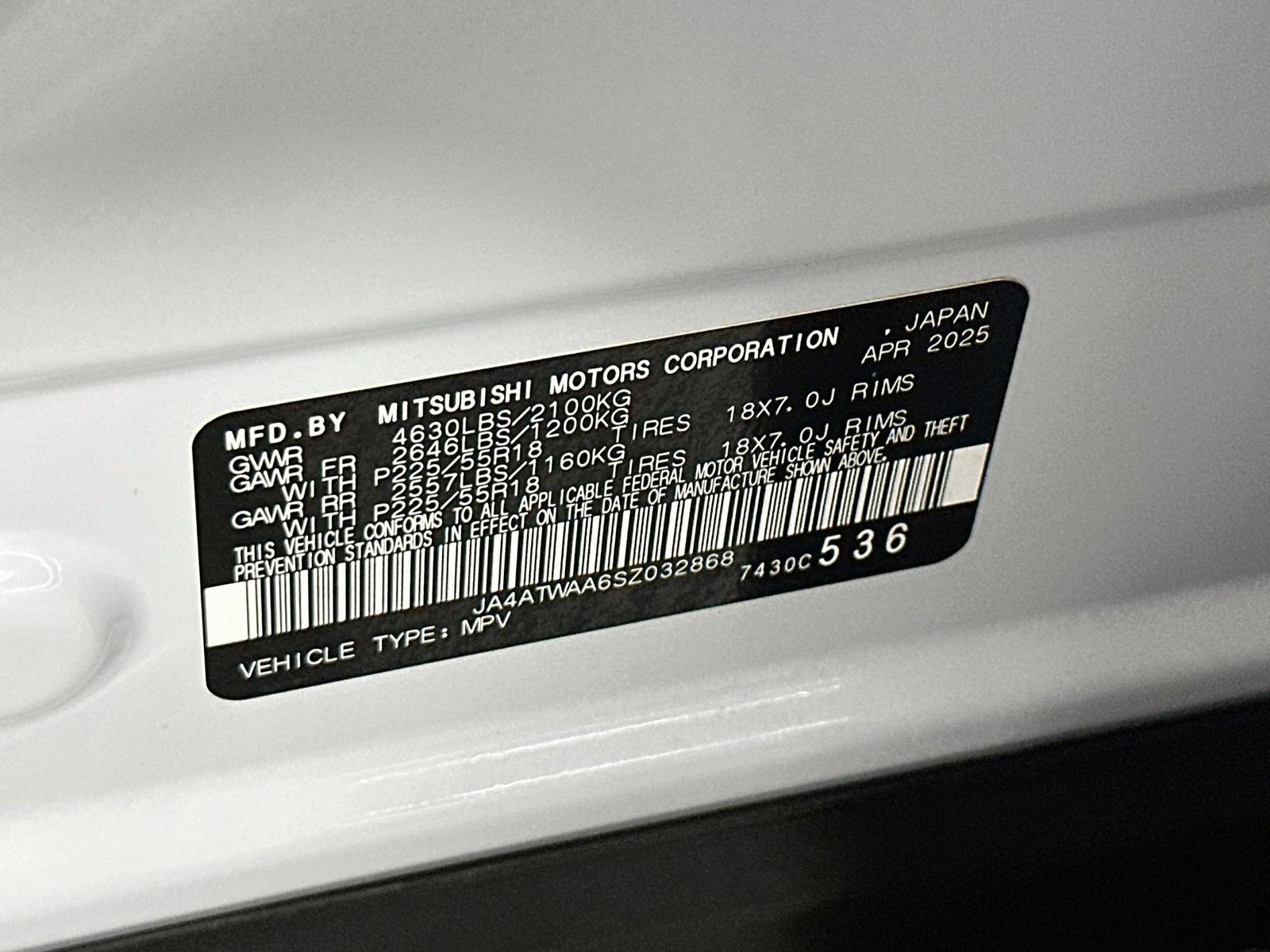 Used 2025 Mitsubishi Eclipse Cross SE AWD/4WD image 30