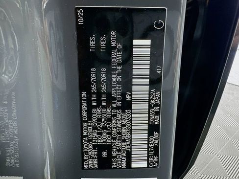 Certified 2025 Toyota 4Runner TRD Off-Road Premium w/ Tow Technology Package image 31