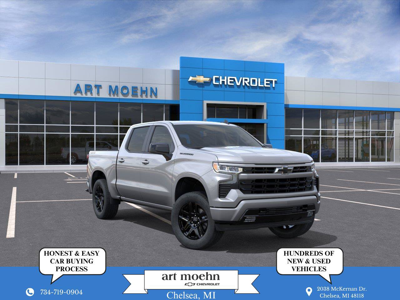 New 2026 Chevrolet Silverado 1500 RST w/ Dark Appearance Package AWD/4WD image 1