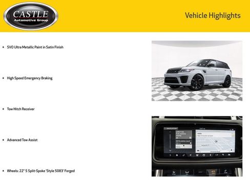 Used 2022 Land Rover Range Rover Sport SVR image 6