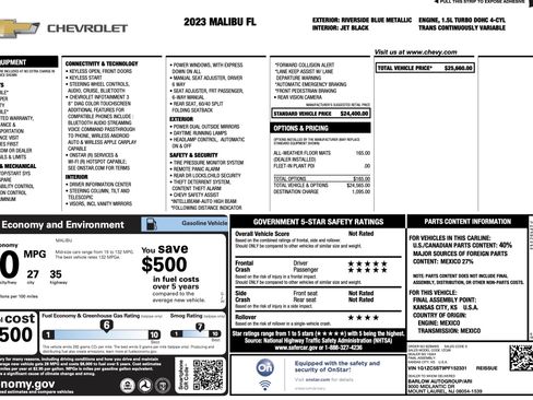 Used 2023 Chevrolet Malibu LS FWD image 2