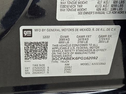 Used 2023 Chevrolet Silverado 1500 Custom image 31