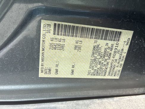 Used 2018 Nissan Maxima 3.5 SL image 15