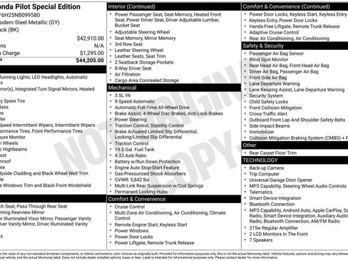 Used 2022 Honda Pilot Special Edition image 3