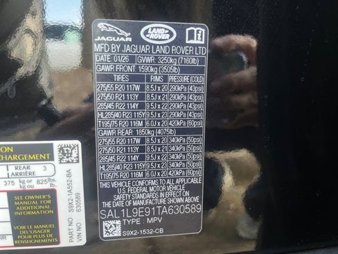 New 2026 Land Rover Range Rover Sport Dynamic SE AWD/4WD image 35