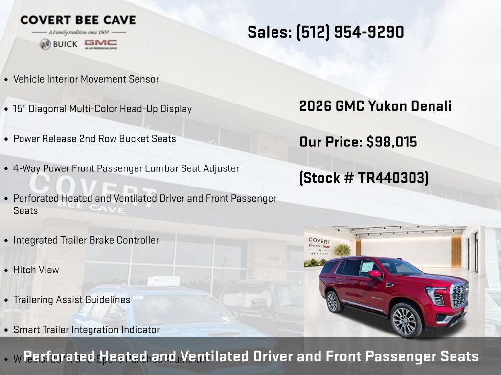 New 2026 GMC Yukon Denali w/ Denali Reserve Package AWD/4WD image 44
