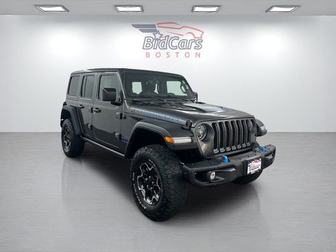 Used 2022 Jeep Wrangler Unlimited Rubicon 4xe w/ Steel Bumper Group image 3