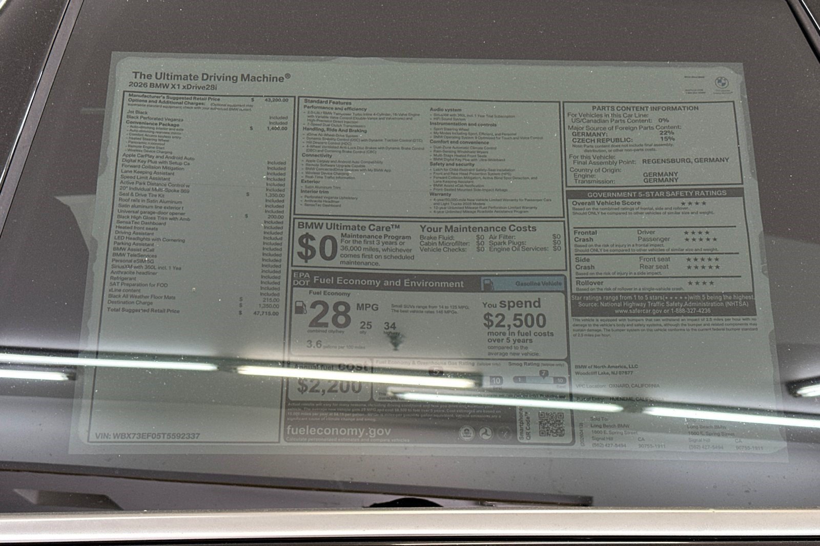 New 2026 BMW X1 xDrive28i w/ Convenience Package AWD/4WD image 30