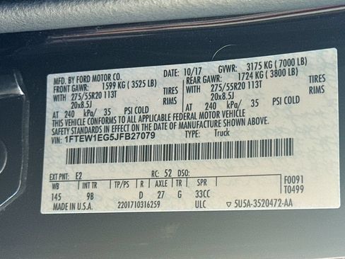 Used 2018 Ford F150 Platinum AWD/4WD image 32