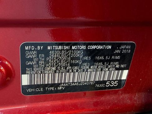 Used 2018 Mitsubishi Eclipse Cross ES image 30