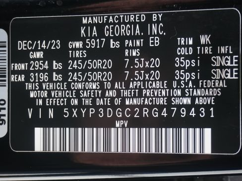 Used 2024 Kia Telluride EX X-Line AWD/4WD image 35